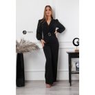 Necc ujjú galléros overál övvel fekete