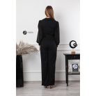 Necc ujjú galléros overál övvel fekete