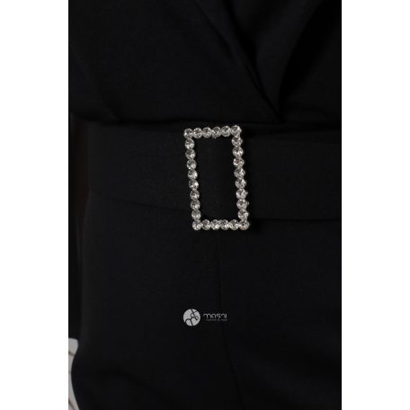 Necc ujjú galléros overál övvel fekete