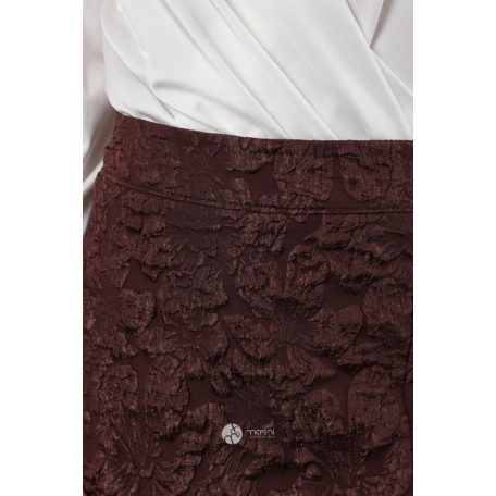 3D mintás skirt barna