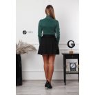 Rövidnadrágos alsós miniszoknya övvel fekete