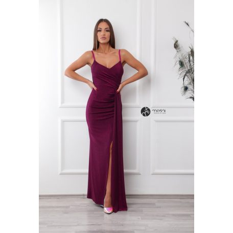 Szofi maxi ruha csillogó lila